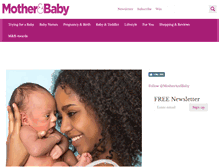 Tablet Screenshot of motherandbaby.co.uk